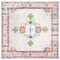 Safavieh 4 x 6 ft. Crystal Rectangle Power-Loomed Rug Cream & Gray CRS522A-4 - alternate 2